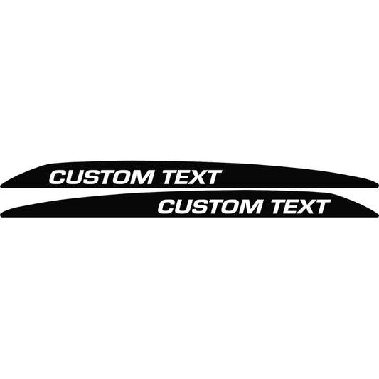 Bonnet Decals (Pair) for the Toyota LandCruiser 70 Series (Pre-DPF) (2007-2016) (view 3)