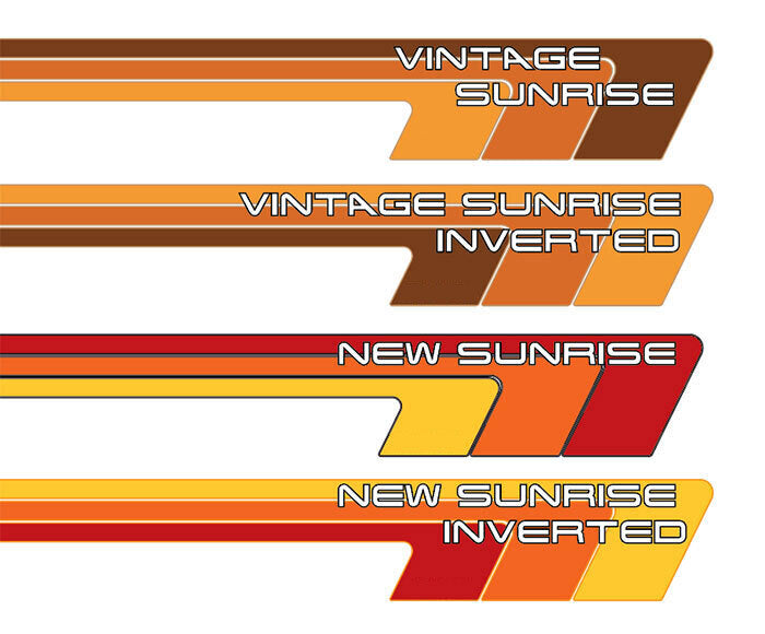 70 Series Land Cruiser Decal Body Stripe Kit (Ballina) - 71 Series/Bundera (1984–)