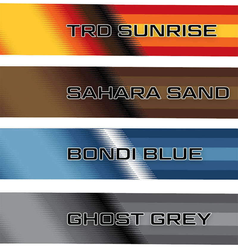 70 Series Land Cruiser Decal Body Stripe Kit (Cooma) - 78 Series Troop Carrier (1999-)