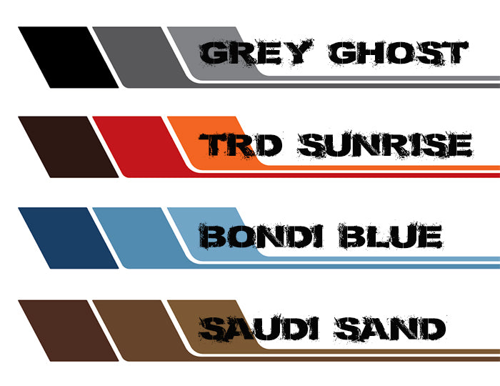 70 Series Land Cruiser Decal Body Stripe Kit (Oman) - 78 Series Troop Carrier (1999-)