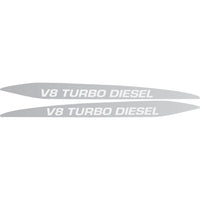 Bonnet Decals (Pair) for the Toyota LandCruiser 70 Series (DPF) (2017-2023) (view 2)