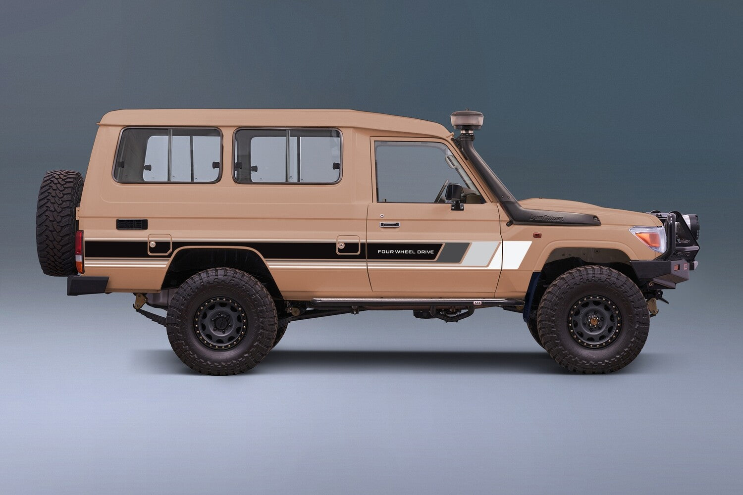 Touge source image 7 for Decal Body Stripe Kit (Cobar) - 78 Series Troop Carrier (1999-)
