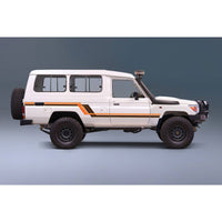 Decal Body Stripe Kit (Tarcutta) for the Toyota LandCruiser 78 Series Troop Carrier (1999-)