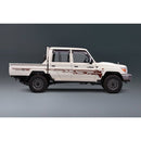 Decal Body Stripe Kit (Doha) for the Toyota LandCruiser 79 Series Dual Cab (2012-) (view 2)