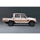 Decal Body Stripe Kit (Renmark) for the Toyota LandCruiser 79 Series Dual Cab (2012-) (view 4)