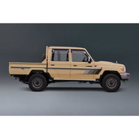 Decal Body Stripe Kit (Broome) for the Toyota LandCruiser 79 Series Dual Cab (2012-) (view 2)