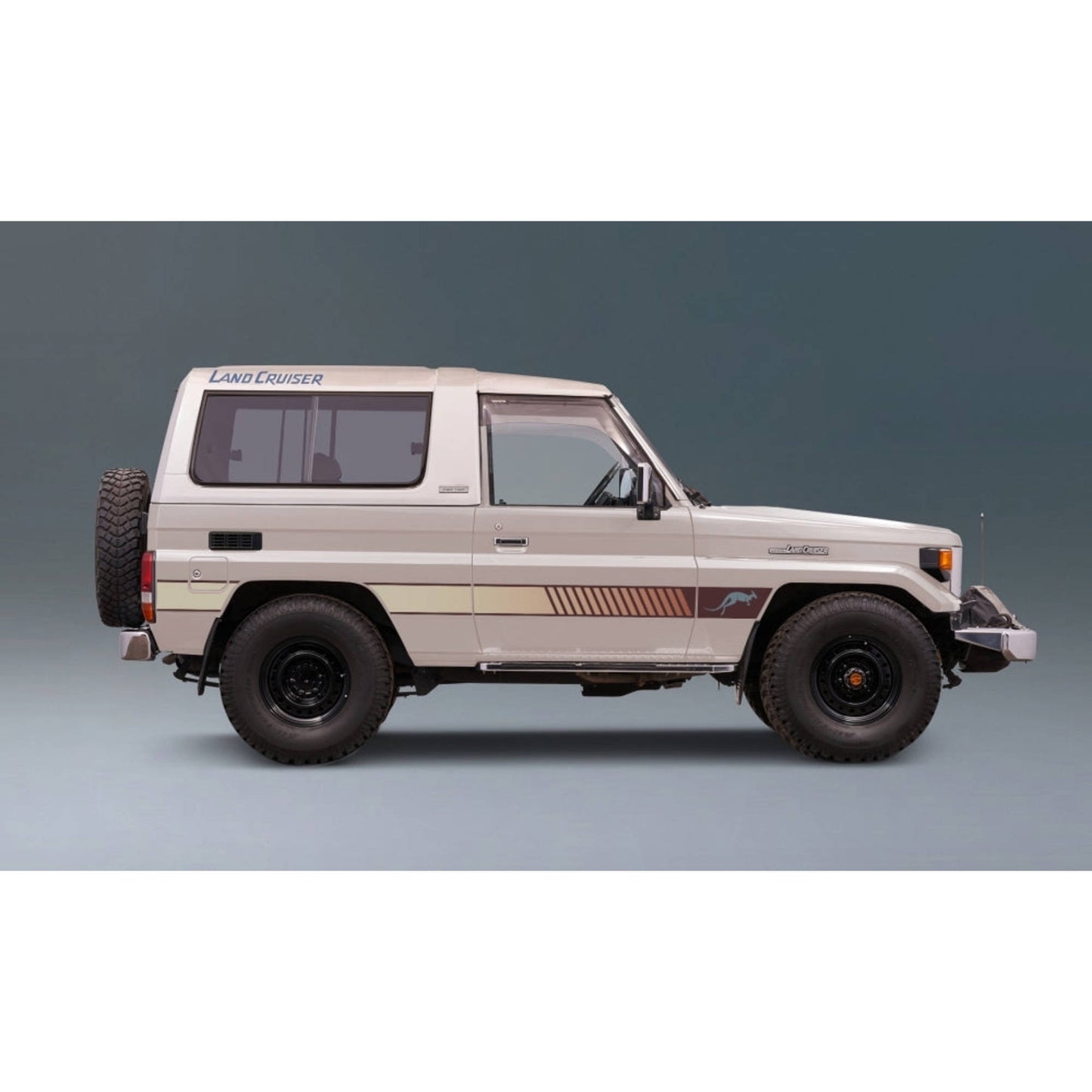 Decal Body Stripe Kit (Uluru) for the Toyota LandCruiser 73/74 Series (1984–1990) (view 4)