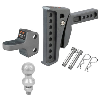 Toyota Land Cruiser CURT Rebellion XD ShockDrop Ball Mount Kit