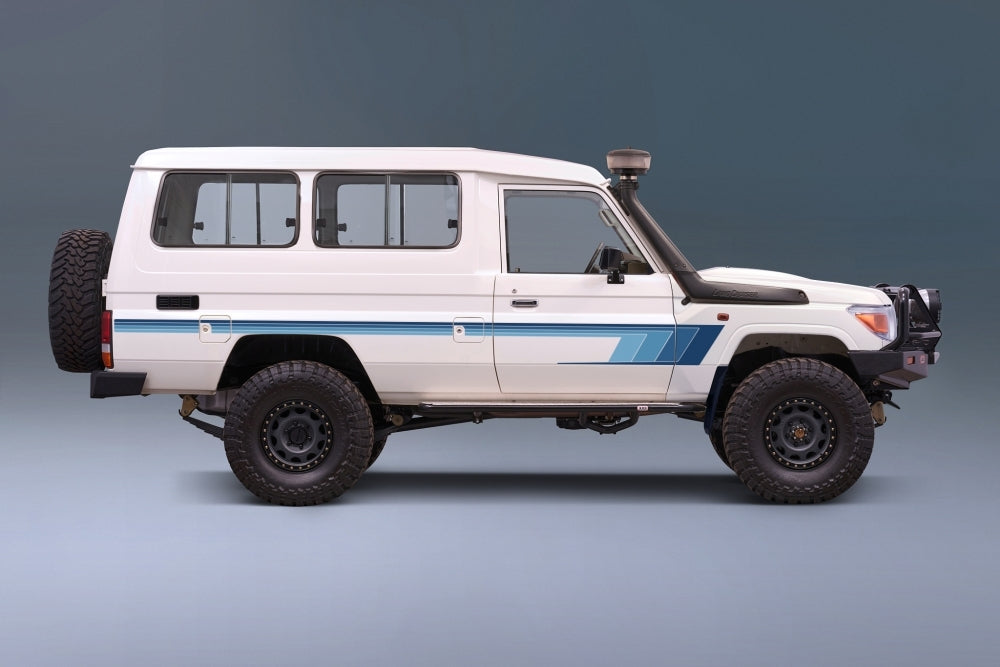 70 Series Land Cruiser Decal Body Stripe Kit (Broome) - 78 Series Troop Carrier (1999-)