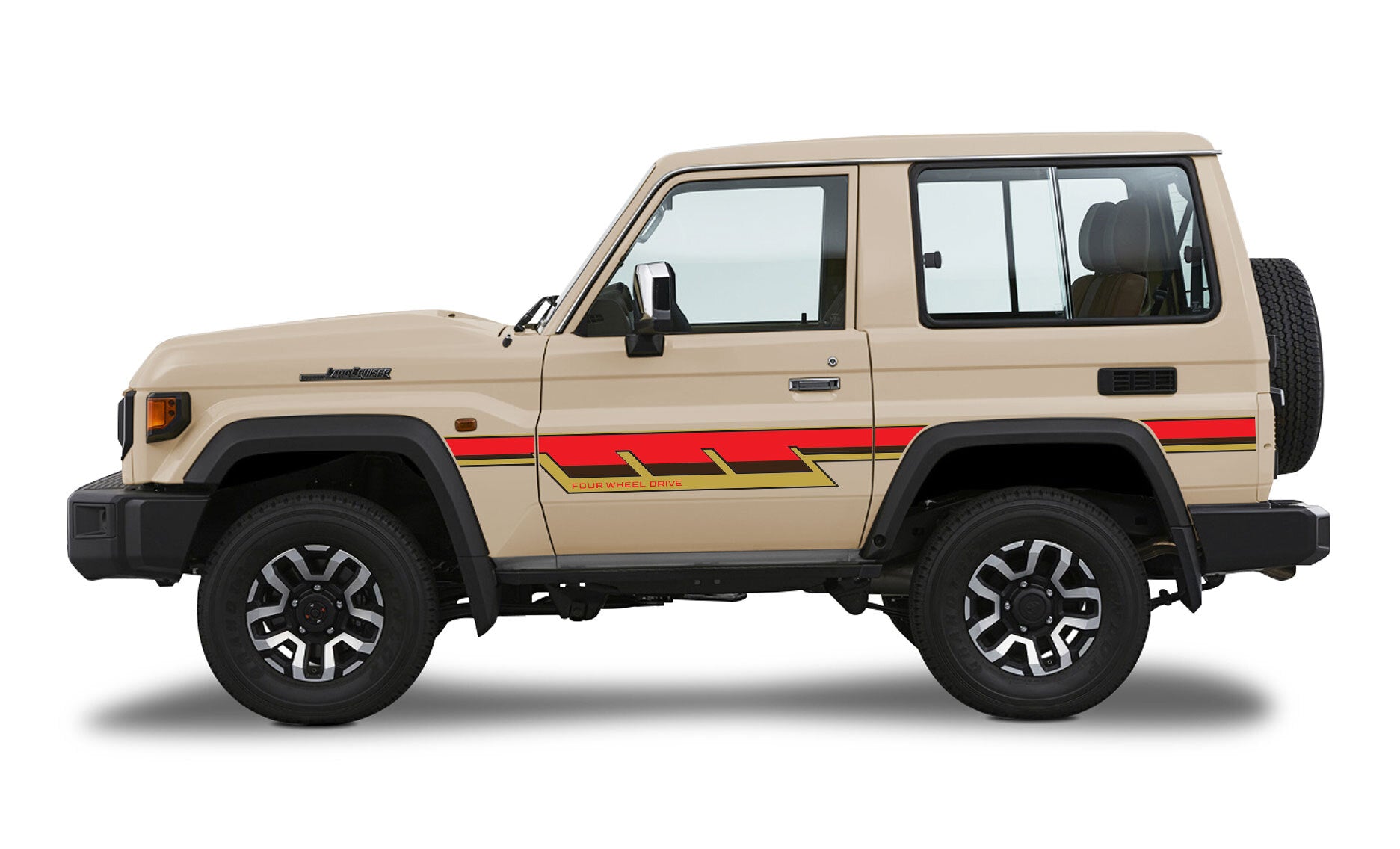 70 Series Land Cruiser Decal Body Stripe Kit (California) -  71 Series (2023-)