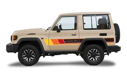70 Series Land Cruiser Decal Body Stripe Kit (Cobar) -  71 Series (2023-)