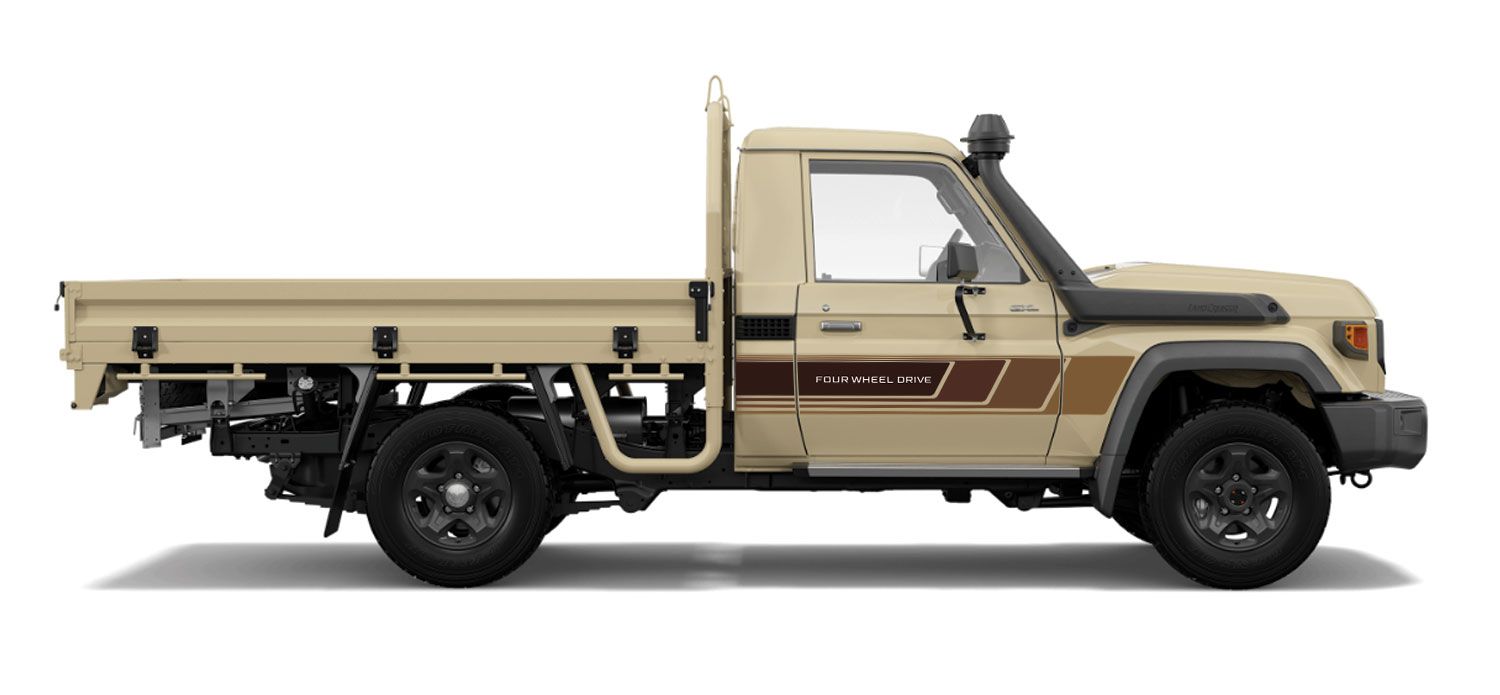 70 Series Land Cruiser Decal Body Stripe Kit (Cobar) - 79 Series Single Cab (1999-)