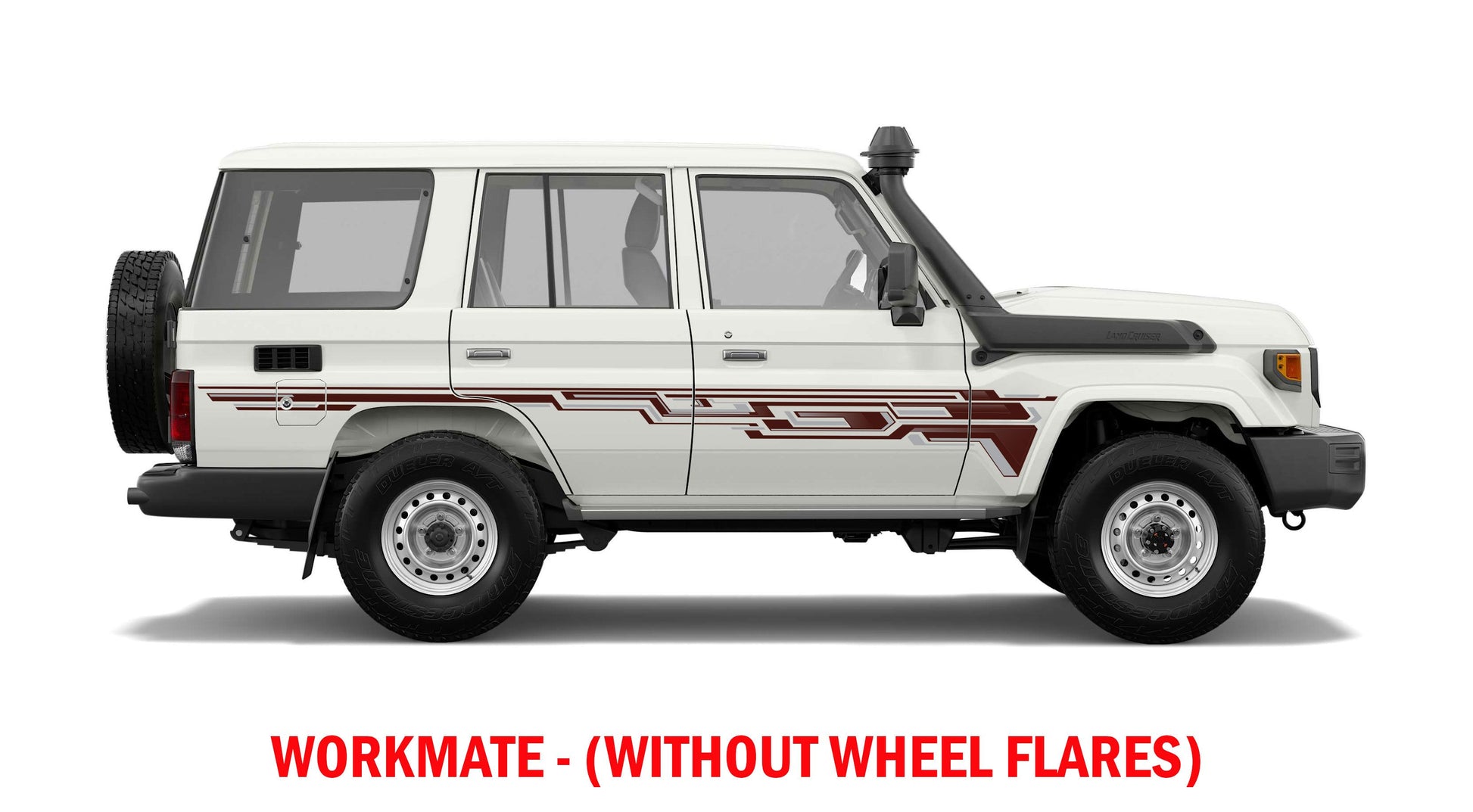 70 Series Land Cruiser Decal Body Stripe Kit (DOHA) - 76 Series (2007-)