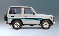 70 Series Land Cruiser Decal Body Stripe Kit (Narrabri) -  71 Series/Bundera (1984–)