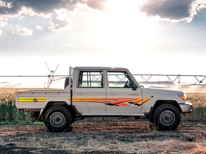 70 Series Land Cruiser Decal Body Stripe Kit (Tenterfield) - 79 Series Dual Cab (2012-)