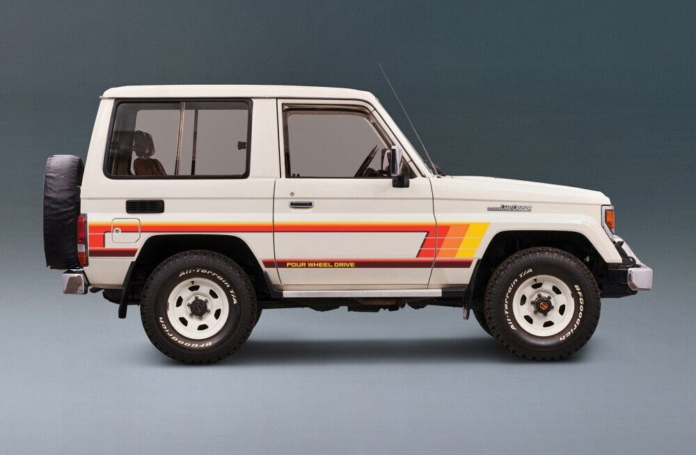 70 Series Land Cruiser Decal Body Stripe Kit (Tweed) -  71 Series/Bundera (1984–)
