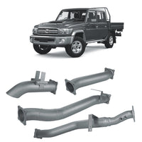 70 Series Land Cruiser Extreme Duty 4 DPF Back Exhaust - 79 Series Dual Cab