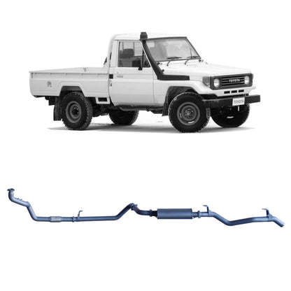 70 Series Land Cruiser Extreme Duty Exhaust - 78 Series (01/1990 - 01/2007), 75 Series (03/1990 - 11/1999)