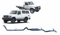 70 Series Land Cruiser Extreme Duty Exhaust - 78 Series (01/1990 - 01/2007), 75 Series (03/1990 - 11/1999)