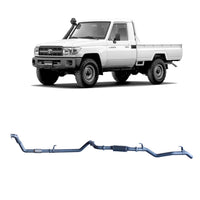 70 Series Land Cruiser Extreme Duty Exhaust - 79 Series 4.2L 1HZ (10/1999 - 01/2007)
