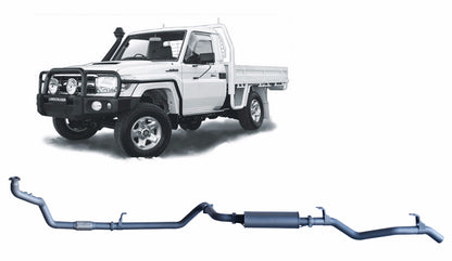 70 Series Land Cruiser Extreme Duty Exhaust - 79 Series 4.2L 1HZ (10/1999 - 01/2007)