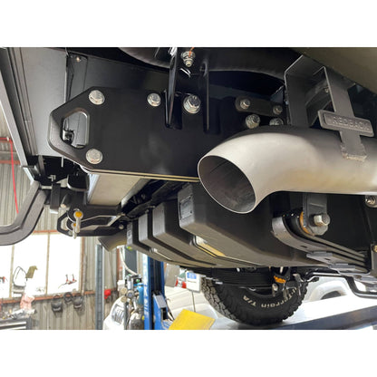 70 Series Land Cruiser Extreme Duty Twin 4 Exhaust - 79 Series
