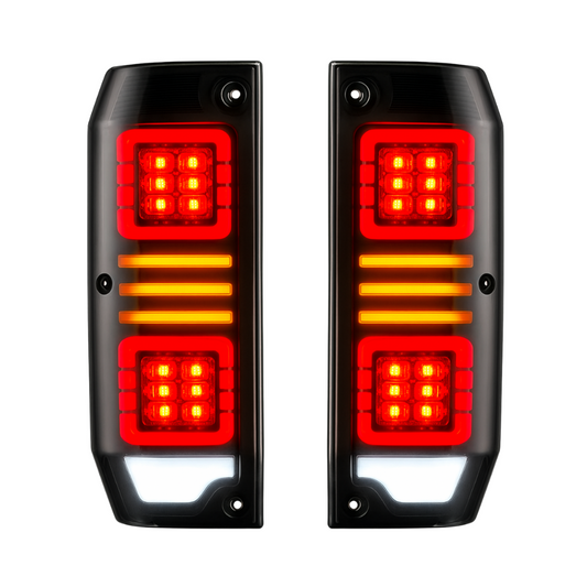 Toyota Land Cruiser LED Tail Lights Pro (76 Series) (Pair)