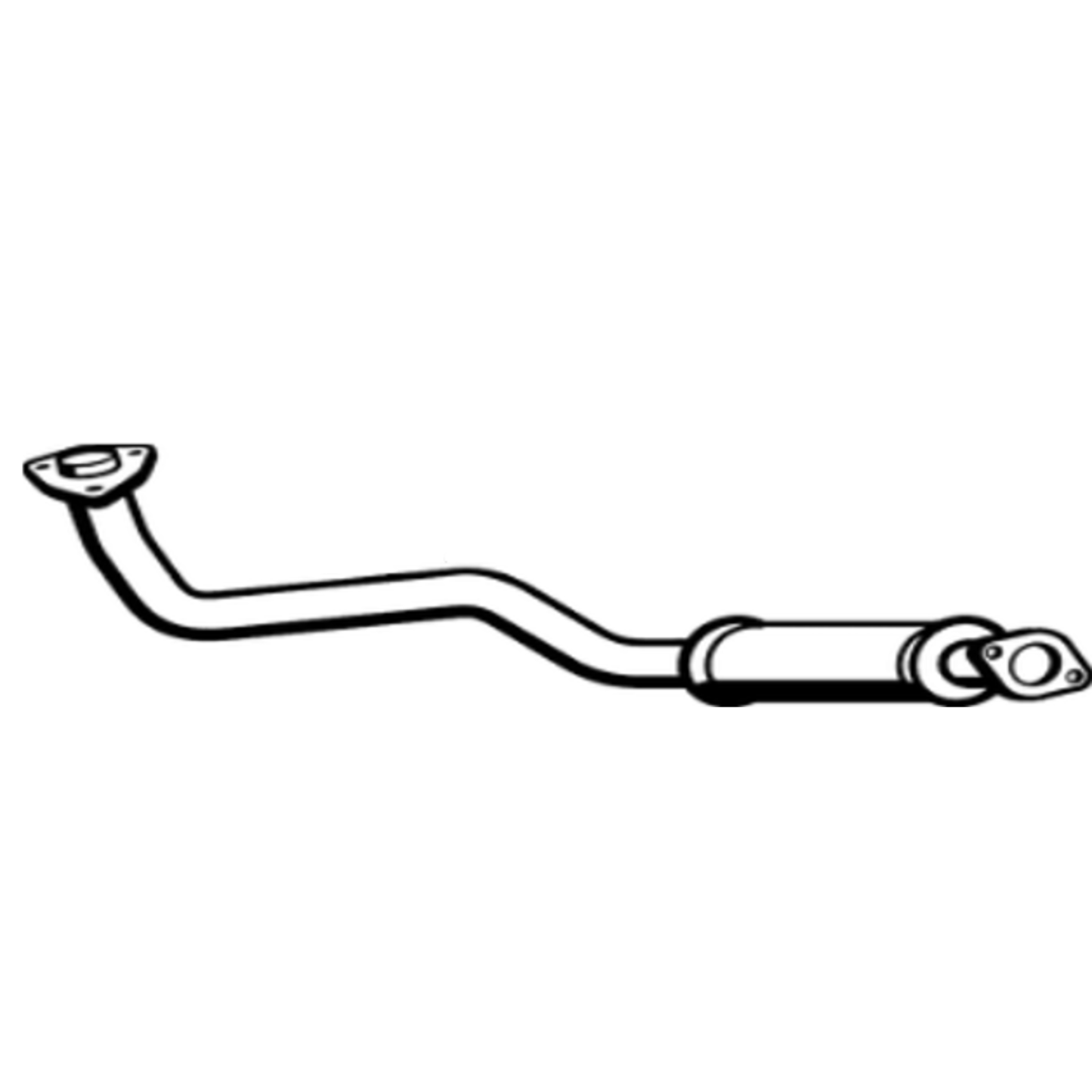 Standard Replacement Engine Pipe w/ Resonator - 75/78/79 Series 4.2L 1HZ (03/1990 - 10/2007)