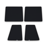 70 Series Land Cruiser Magnetic Window Sun Shade Kit 79 Series Dual Cab (2012-)