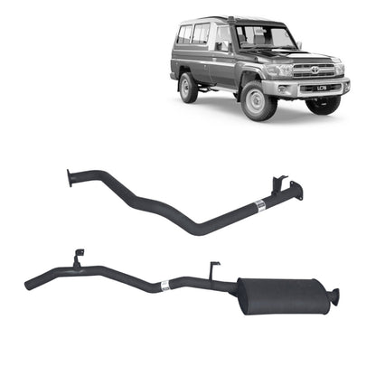 70 Series Land Cruiser Performance Exhaust System - 75/78 Series 4.2L 1HZ