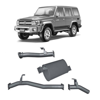 70 Series Land Cruiser Redback Extreme Duty Exhaust for Toyota Landcruiser 76 Series Wagon (09/2016 - on)