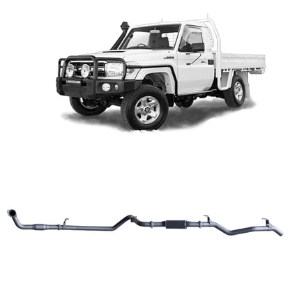 Toyota Land Cruiser Redback Extreme Duty Exhaust for Toyota Landcruiser 79 Series 4.2L TD (01/2001 - 01/2007)