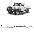 Extreme Duty 3" Factory Dump Pipe Back Exhaust for the Toyota LandCruiser 79 Series 4.2L TD (01/2001 - 01/2007) (view 4)