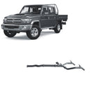 Extreme Duty 3" Twin DPF Back Exhaust for the Toyota LandCruiser 79 Series Single & Dual Cab (11/2016 - On) (view 2)