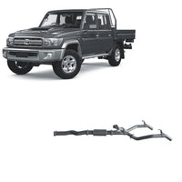 Extreme Duty 3" Twin DPF Back Exhaust - 79 Series Single & Dual Cab (11/2016 - On)