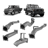 Extreme Duty 4" Turbo Back Exhaust for the Toyota LandCruiser 79 Series Dual Cab (2012 - 2024) (view 2)