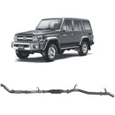 Extreme Duty 3" Turbo Back Exhaust for the Toyota LandCruiser 76 Series Wagon w/ Auxiliary Fuel Tank (01/2007 - 10/2016)