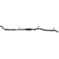 Extreme Duty 3" Turbo Back Exhaust for the Toyota LandCruiser 76 Series Wagon w/ Auxiliary Fuel Tank (01/2007 - 10/2016)