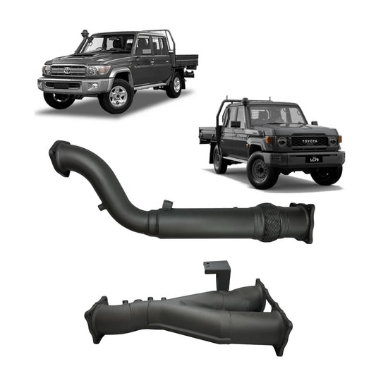 Extreme Duty Twin 4" DPF Adaptor Kit - 79 Series Single & Dual Cab (11/2016 - On)