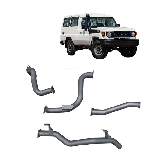 Extreme Duty 3" DPF Back Exhaust - 78 Series Troop Carrier (11/2016 - On)